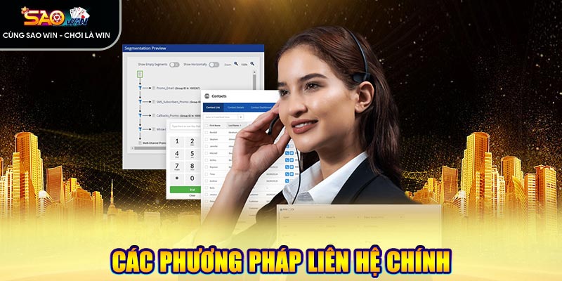 Các phương pháp liên hệ chính