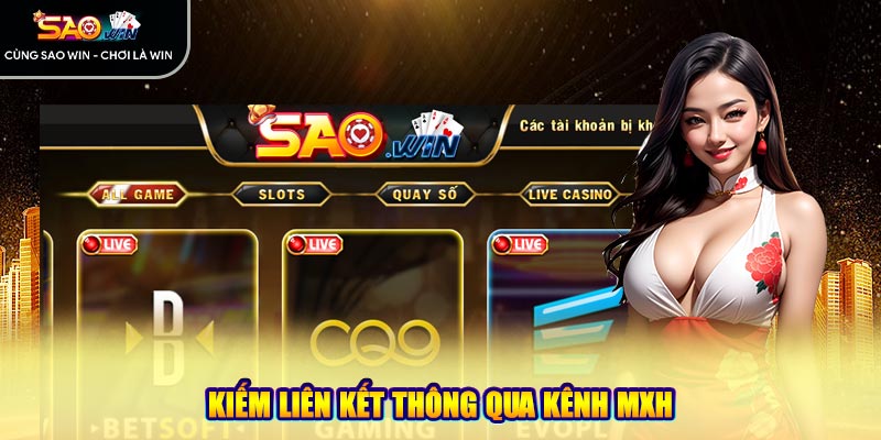 Kiếm liên kết thông qua kênh MXH